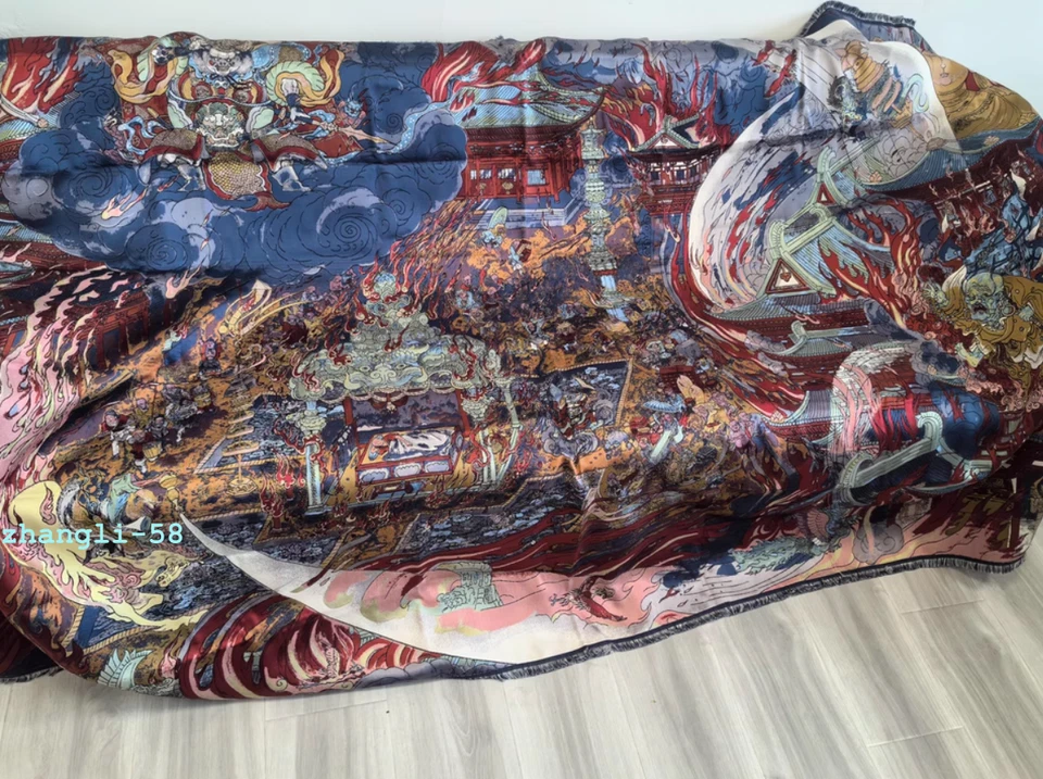 Tapiz de pared oficial Black Myth: Wukong Black Clouds Aglow Throw manta regalo Foto 2 de 4