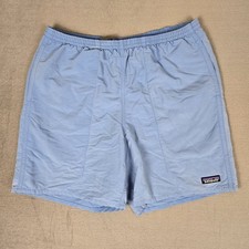 Patagonia Baggies Shorts Mens Medium Blue Lined Swim Drawstring 58034 7  Inseam