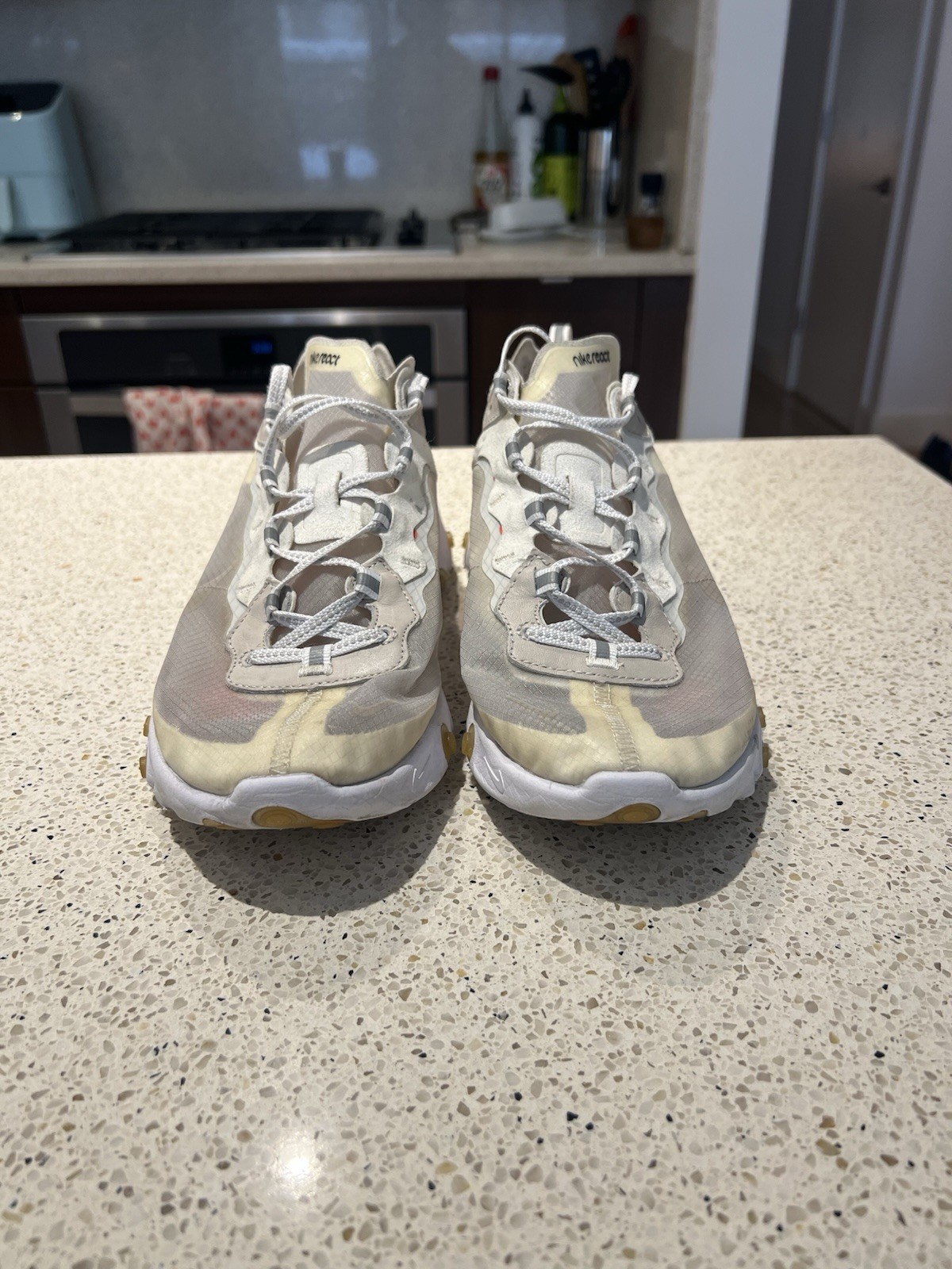 Nike React Element 87 Sail Light Bone M Size 10 A… - image 5