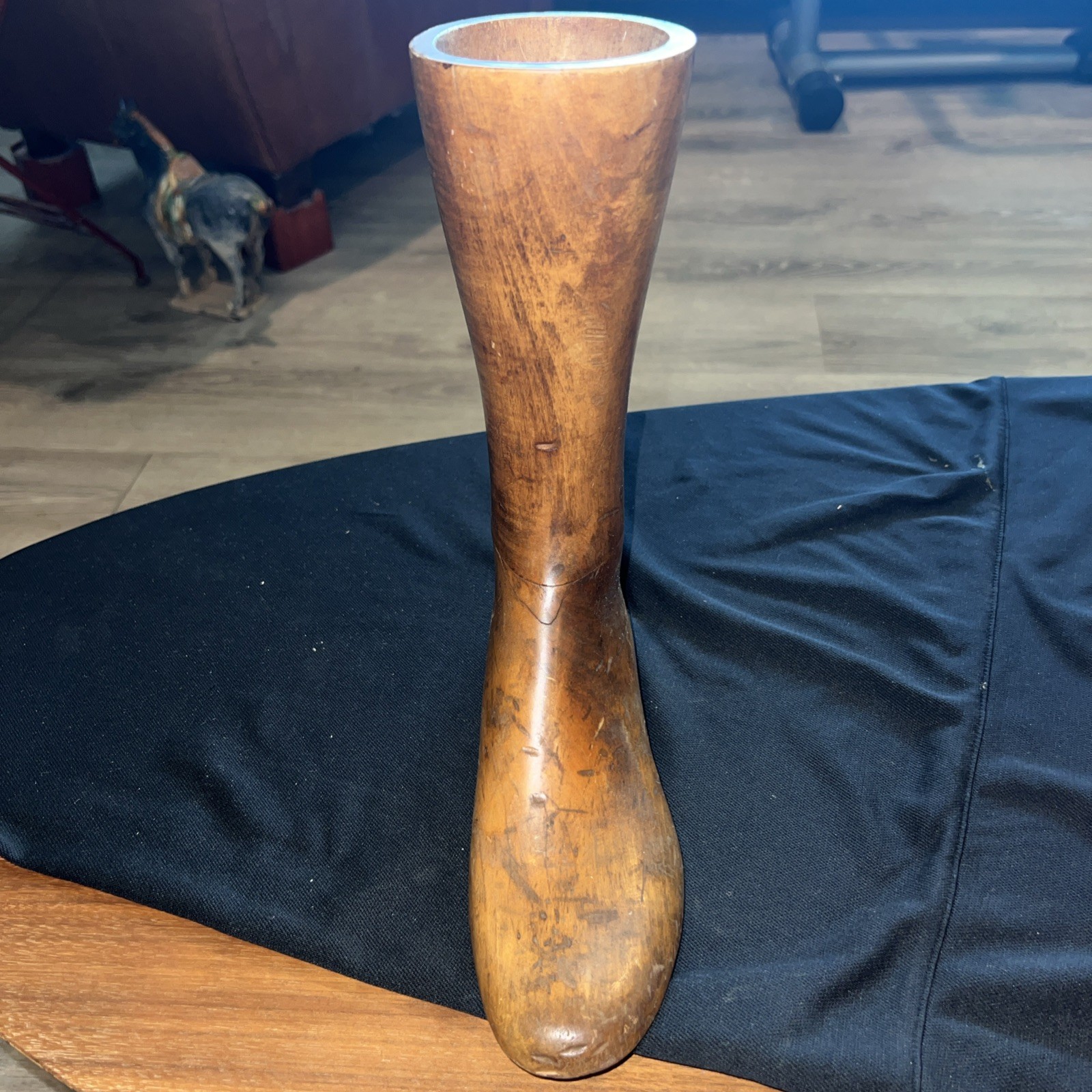 Antique Solid Wood Shoe/Boot  Form - image 2