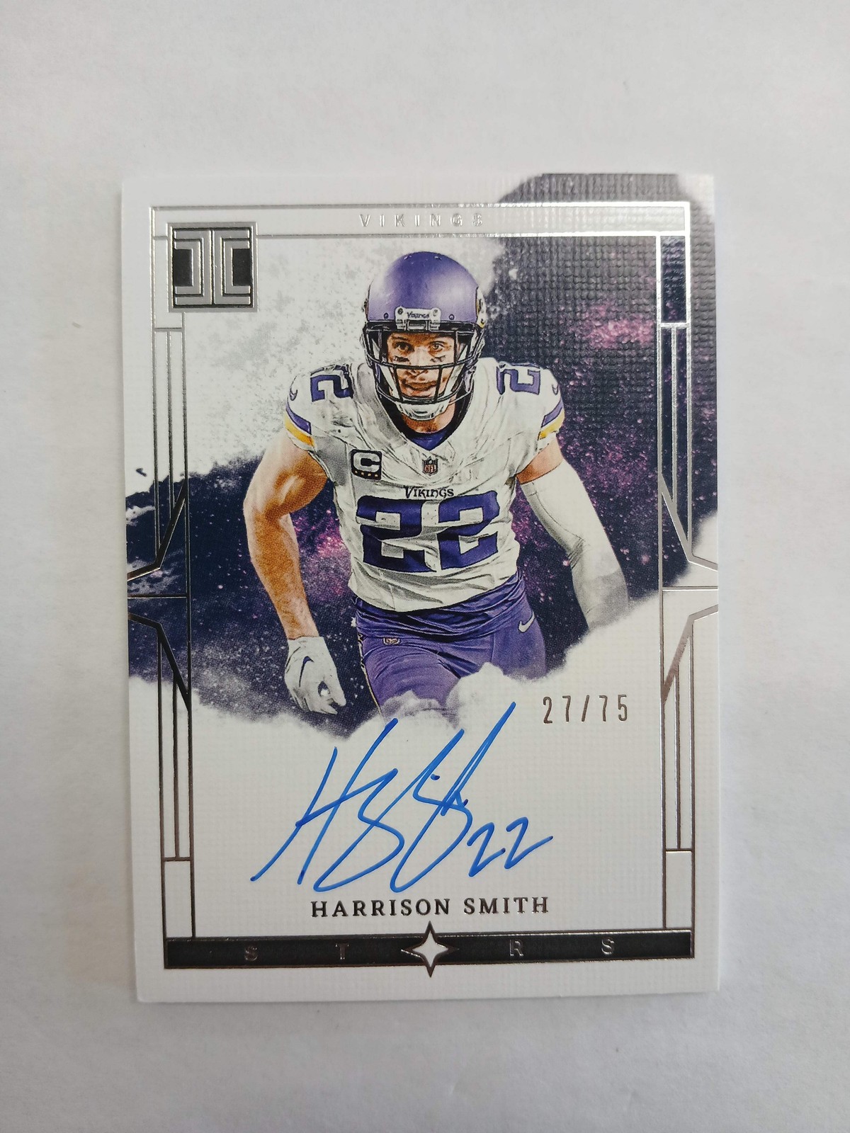 2024 Impeccable Harrison Smith Stars On card Auto #/75