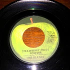 "BEATLES PENNY LANE/STRAWBERRY FIELDS"APPLE VINYL SINGLE 45 RECORD-JAX