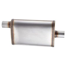 Universal 409 Stainless Muffler Straight-Through Performance Muffler 3"