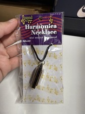 Vintage Toysmith Mini Harmonica Pendant Necklace