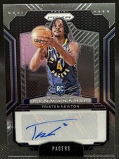 2024-25 panini prizm basketball Tristen Newton Rookie Penmanship #RPE-TNW