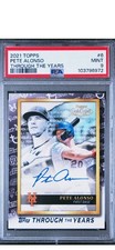 2021 Topps - Topps Through the Years  Pete Alonso #TTY-6 Gold Label Auto Card