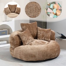 Ergonomischer Lazy Sofa Sitzsack Bodensofa Gepolstert f&uuml;r Wohnzimmer Gaming Gro&szlig;