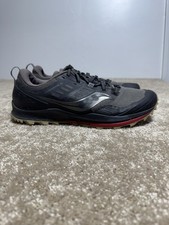 Saucony Men's S20556-20 Peregrine 10 Running Shoe, Black/Red Size 11M US