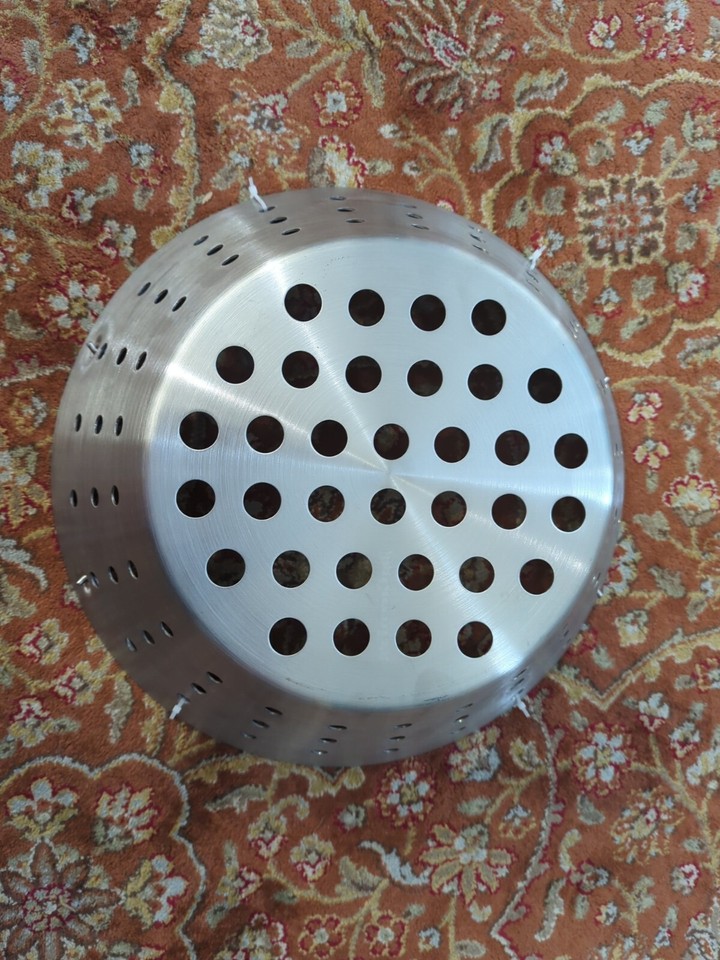 Large Big Green Egg Stainless Steel Fire Bowl 122674a Large new eBay