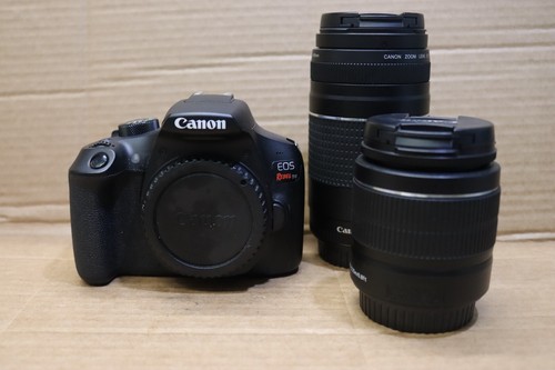 Canon EOS Rebel T6 18.0MP DSLR W/ 18-55mm and 75-300mm Lenses