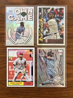 2024 Bryce Harper Topps Archives Inserts Lot Wrecking Crew Own The Game 4x Lot