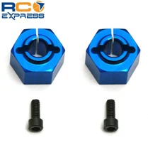 Associated Aluminum Clamping Wheel Hex 12mm Rear SC10 (2) ASC9892