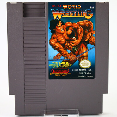 Nintendo NES Tecmo World Wrestling USA nur Modul Sehr Gut