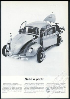 1965 VW Beetle classic car photo Need A Part? Volkswagen 11x8 ad