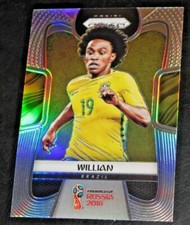 2018 Prizm World Cup Willian SILVER Prizms Refractor Parallel Base