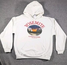 rue21 Yosemite National Park Graphic Hoodie White Unisex Size Large NWT