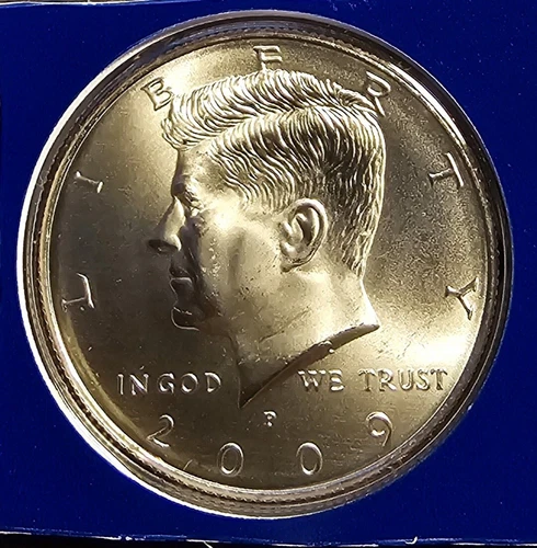 2009-P Kennedy Half Dollar Uncirculated in original cello mint holder