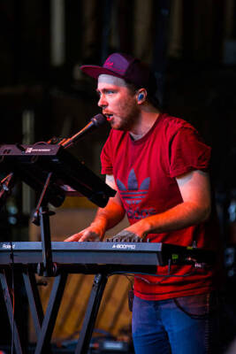 Iain Cook of Chvrches at the St Jeromes Laneway Festival at Meadow- Old Photo