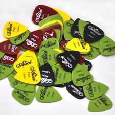 50pcs/lot Alice 1.2mm Heavy Smooth ABS Guitar Picks Plectrums Mixed Colors AP-P