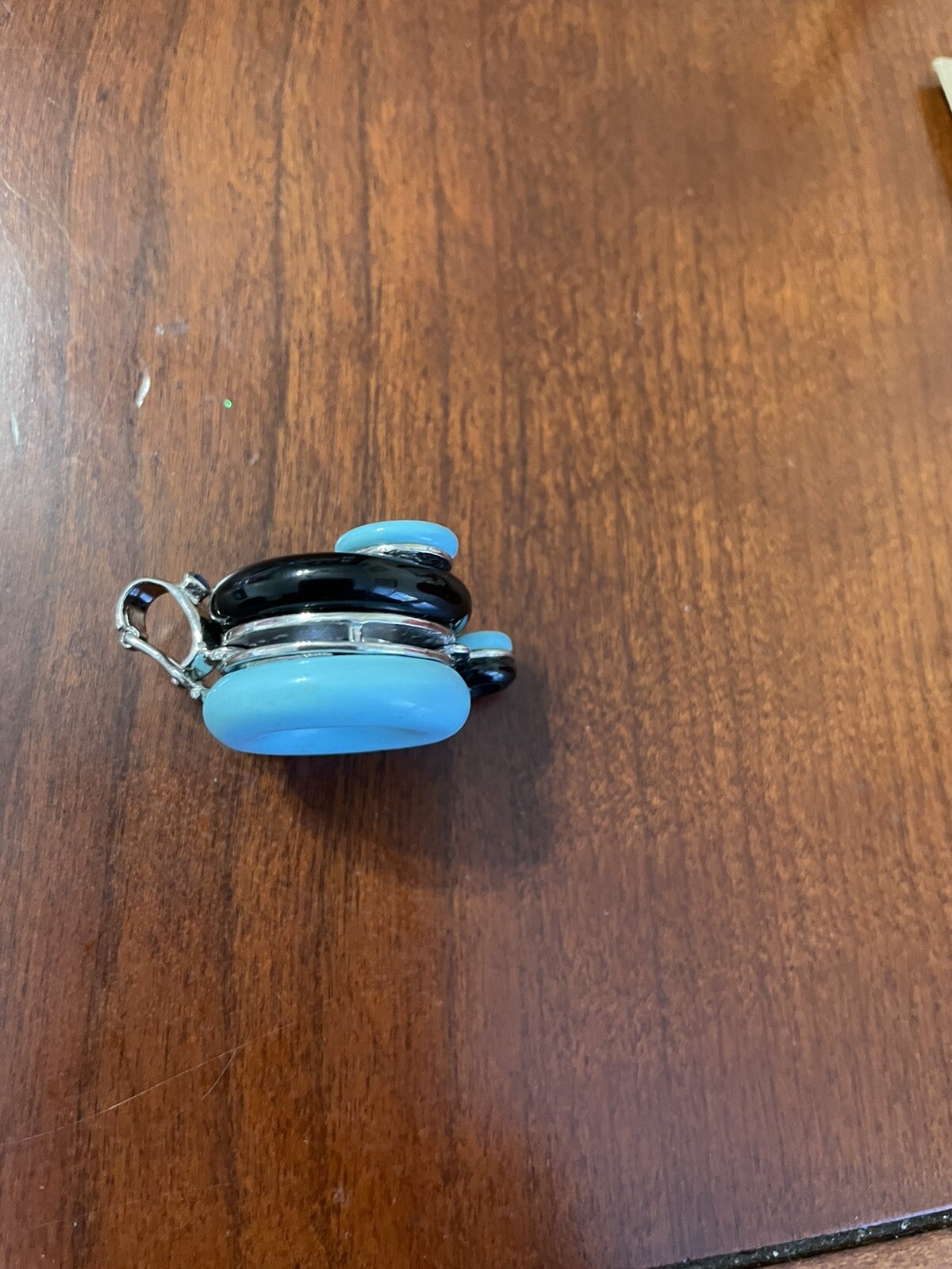 925 Sterling Silver  4 Circle Split pendant - image 3