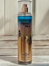 Bath and Body Works OPEN SKY Fine Fragrance Body Mist Spray 8 oz New