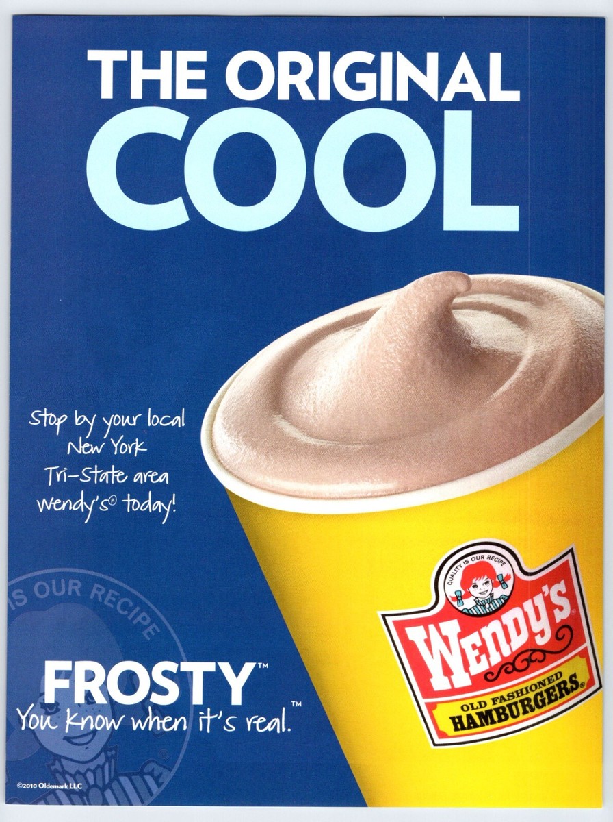 2011 WENDY'S FROSTY THE ORIGINAL COOL ONE 8