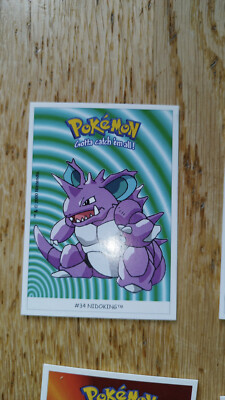 Pokemon Karte Nintendo Dunkin Boomer 34 Nidoking Card Rare