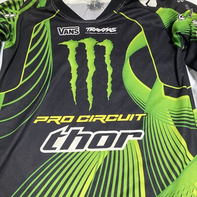 Monster Energy Racing Motocross Jersey Pro Circuit Thor Youth