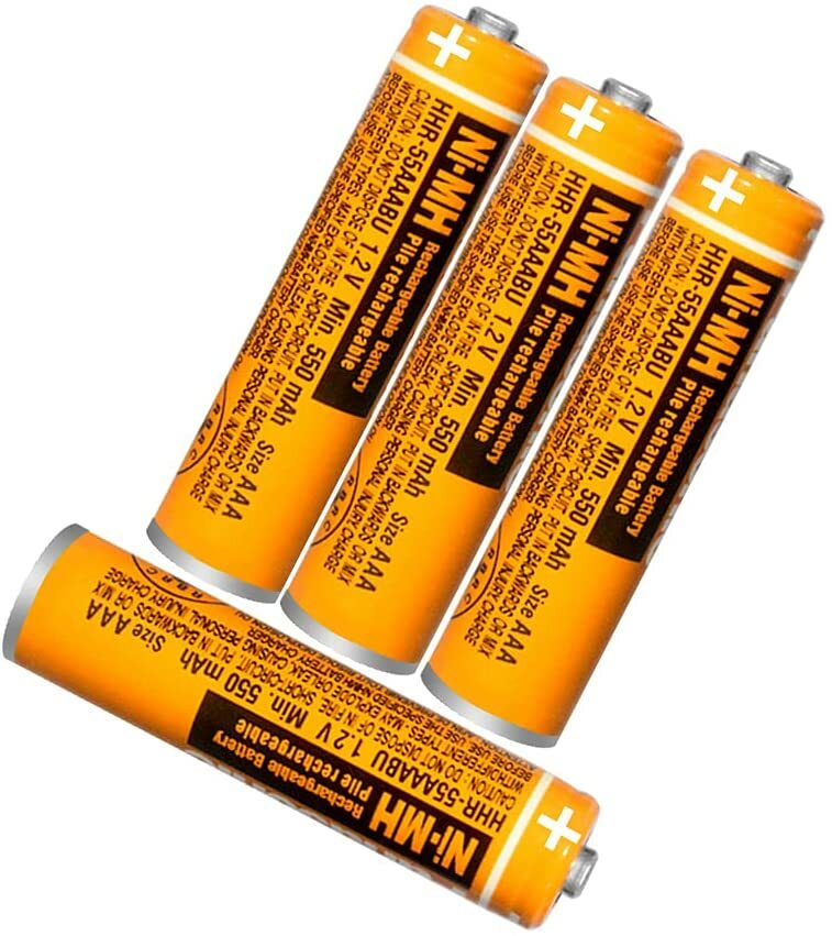 Panasonic NIMH AAA Rechargeable Battery 550mah 1.2V Cordless Phones