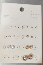 A New Day Earrings Nickel Free 7 Pair NEW