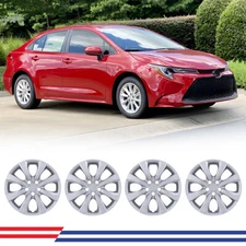 16'' Wheel Hub Covers Rim Snap On Hubcaps For 2009-2014 Toyota Matrix Set Of 4