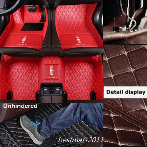 For Lincoln MKC MKT MKS MKX MKZ Continental Car Floor Mats Carpets Waterproof - Imagen 24 de 31