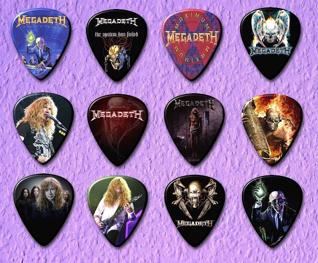 MEGADETH Guitar Picks Set of 12