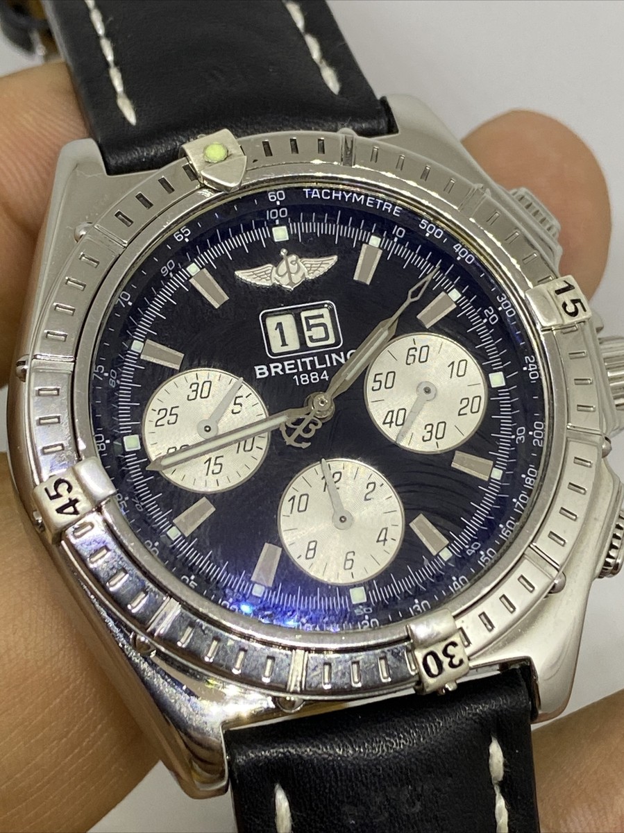 BREITLING Men's Watch, CROSSWIND SPECIAL, A44355, Automatic, Black