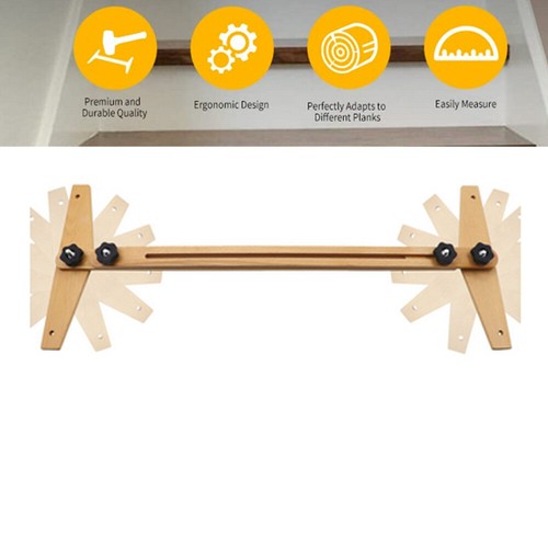 Stair Tread Template Tool Stairs Jig Stair Tread Measuring Tool 30"-49" 0°-270° - Picture 6 of 12