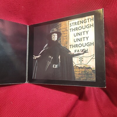 V FOR VENDETTA Movie Collectible Lithograph Print DC Comics 7'' x 8'' guy fawkes