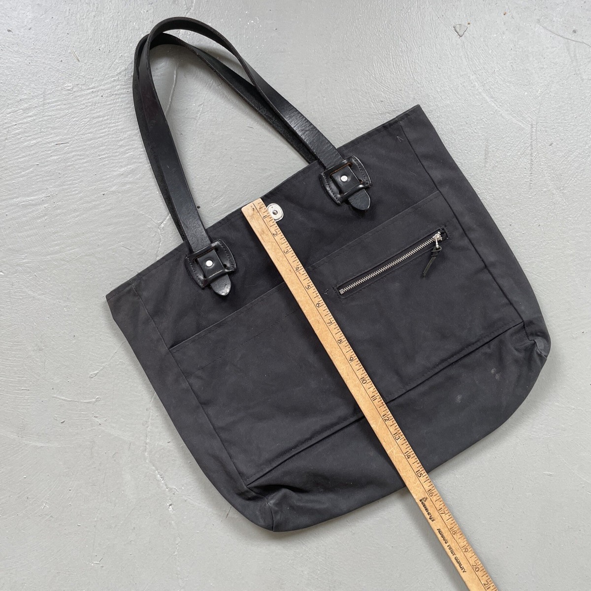 Tanner Goods Canvas Leather Tote Travel Bag Made in USA | eBay
