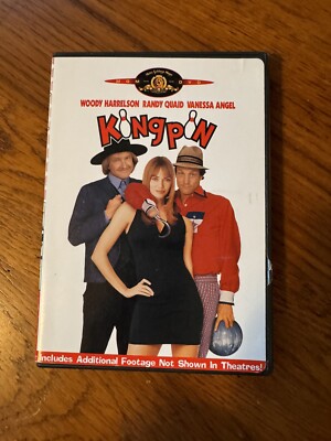 Kingpin DVD Woody Harrelson, Randy Quaid, Bill Murray, Vanessa