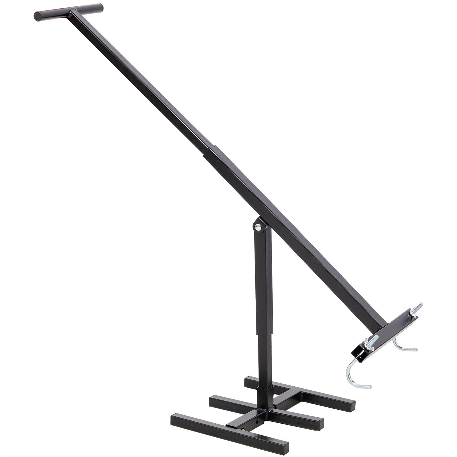 Steel Manual Trash Compactor for 30-170 Gallon Wheelie Bins Adjustable Handle