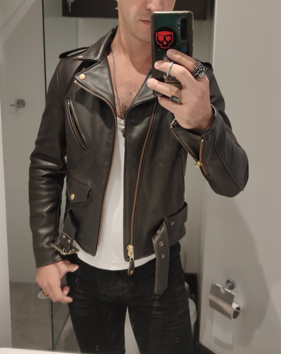 Leather Jacket SCHOTT 618 Size 36 (It's like a size 38 Leather Jacket SCHOTT 618 Size 36 (It's like a size 38