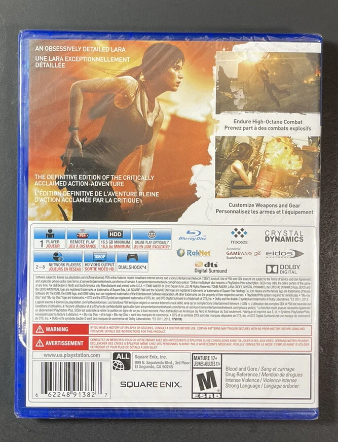 Tomb Raider [ Definitive Edition ] (PS4) NEW - Image 2 of 4