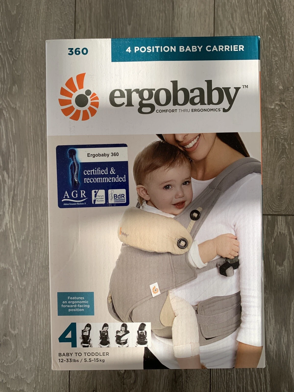 ergobaby 360 baby carrier - Grey