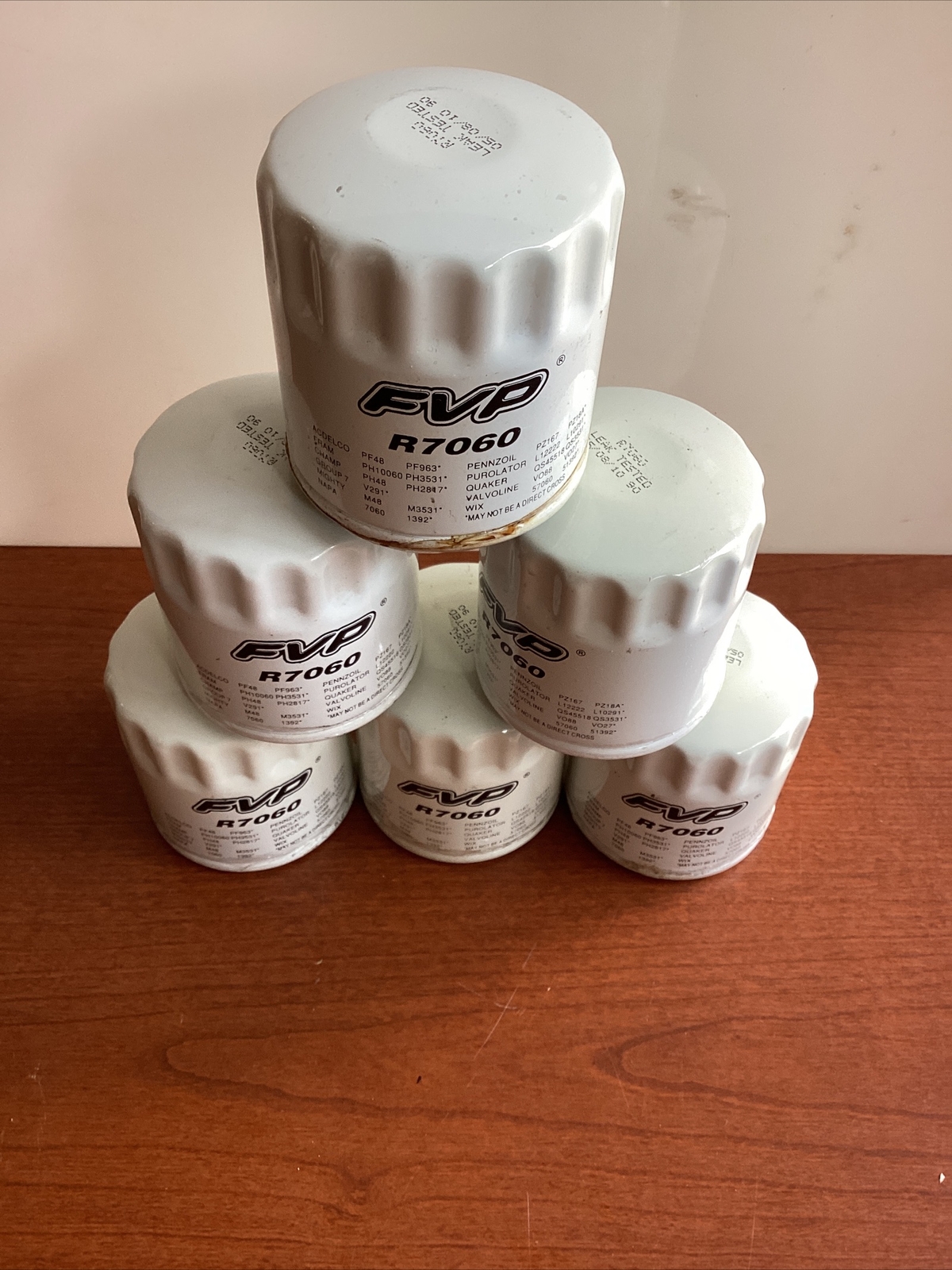 FVP Oil Filter R7060, Set of 6