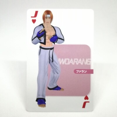 J HWOARANG clover Tekken 3 Playing Cards Orico Card Not for Sale Namco Japan