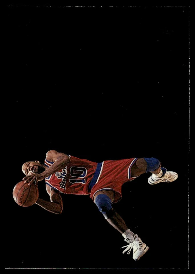 1992-93 SkyBox #TL4 Pervis Ellison / Michael Adams Thunder and Lightning - Image 2 of 2