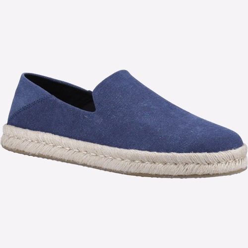 Toms Santiago Herren klassische Espadrille modische Slipper Canvas Schuhe blau - Bild 2 von 4