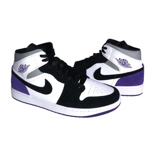 Air Jordan 1 Mid SE 852542-102 Court Purple White Black Mens Size 9.5 NEW  194498336489 | eBay