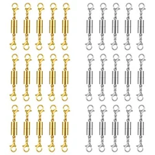 30 Pcs Magnetic Lobster Clasps for Jewelry Necklace Bracelet Making