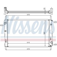 Radiateur Ford MONDEO