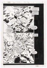 JLA JUSTICE LEAGUE #82 Page 6 Original Art by DUNCAN ROULEAU and AARON SOWD 2003